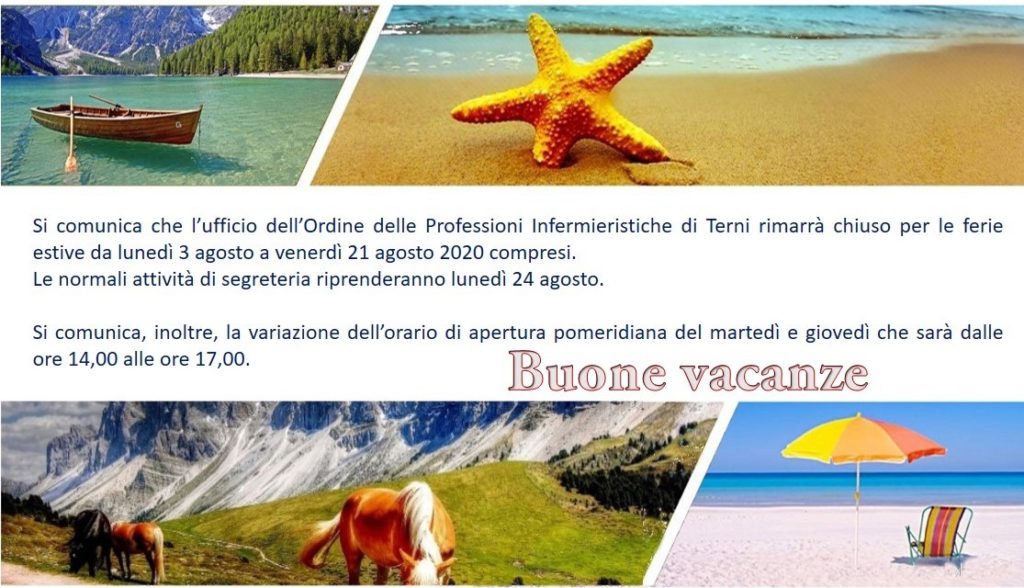 Buone Vacanze 2020